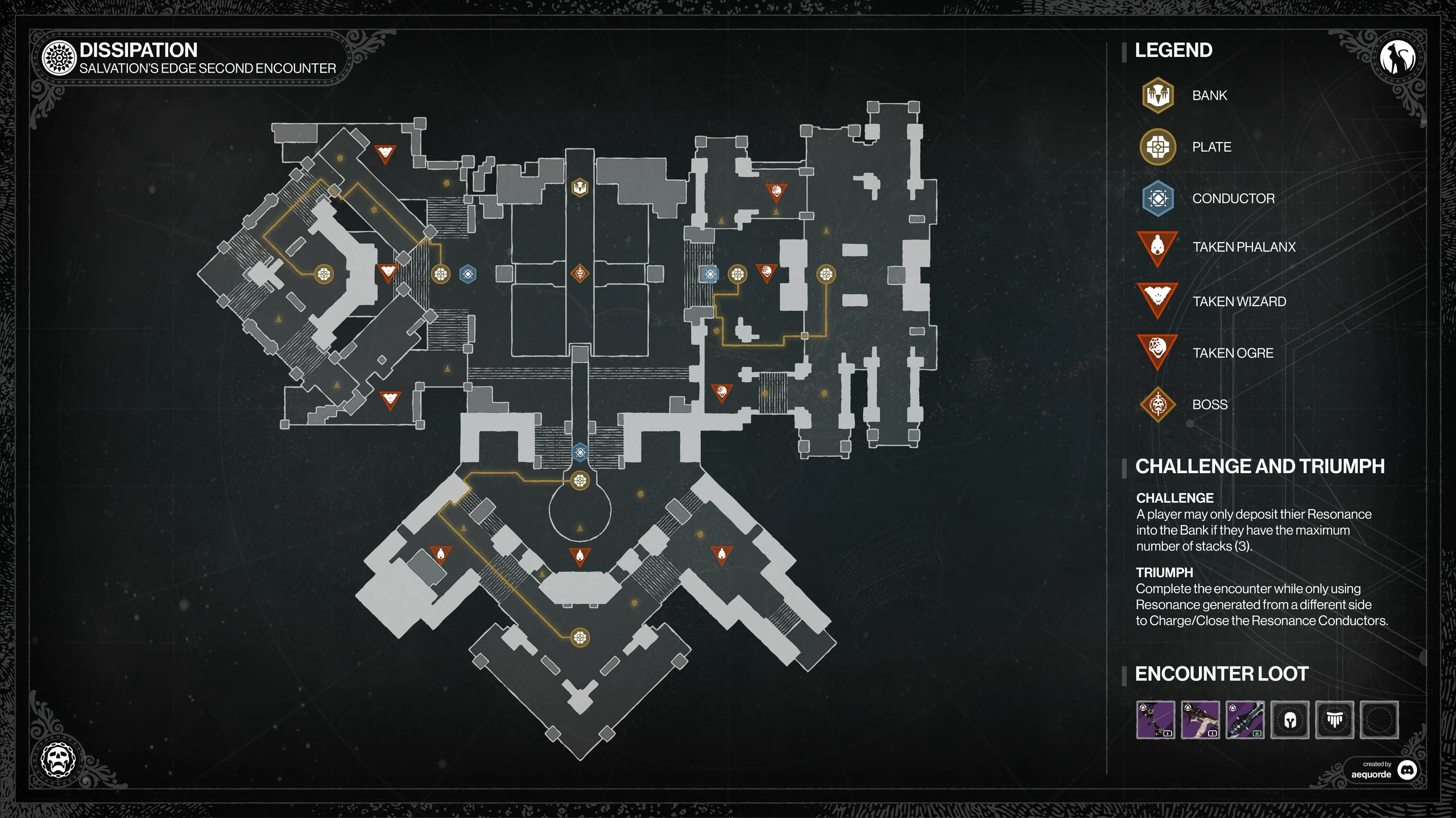Salvation's Edge — Dissipation encounter map